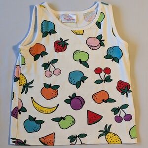 Fruit Print Kids Tank Top